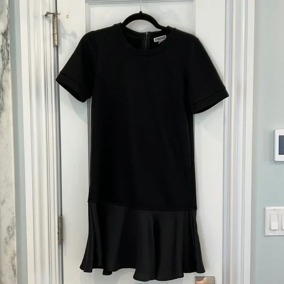 beautiful black dress for wedding Rhiannon Frill Mini Dress